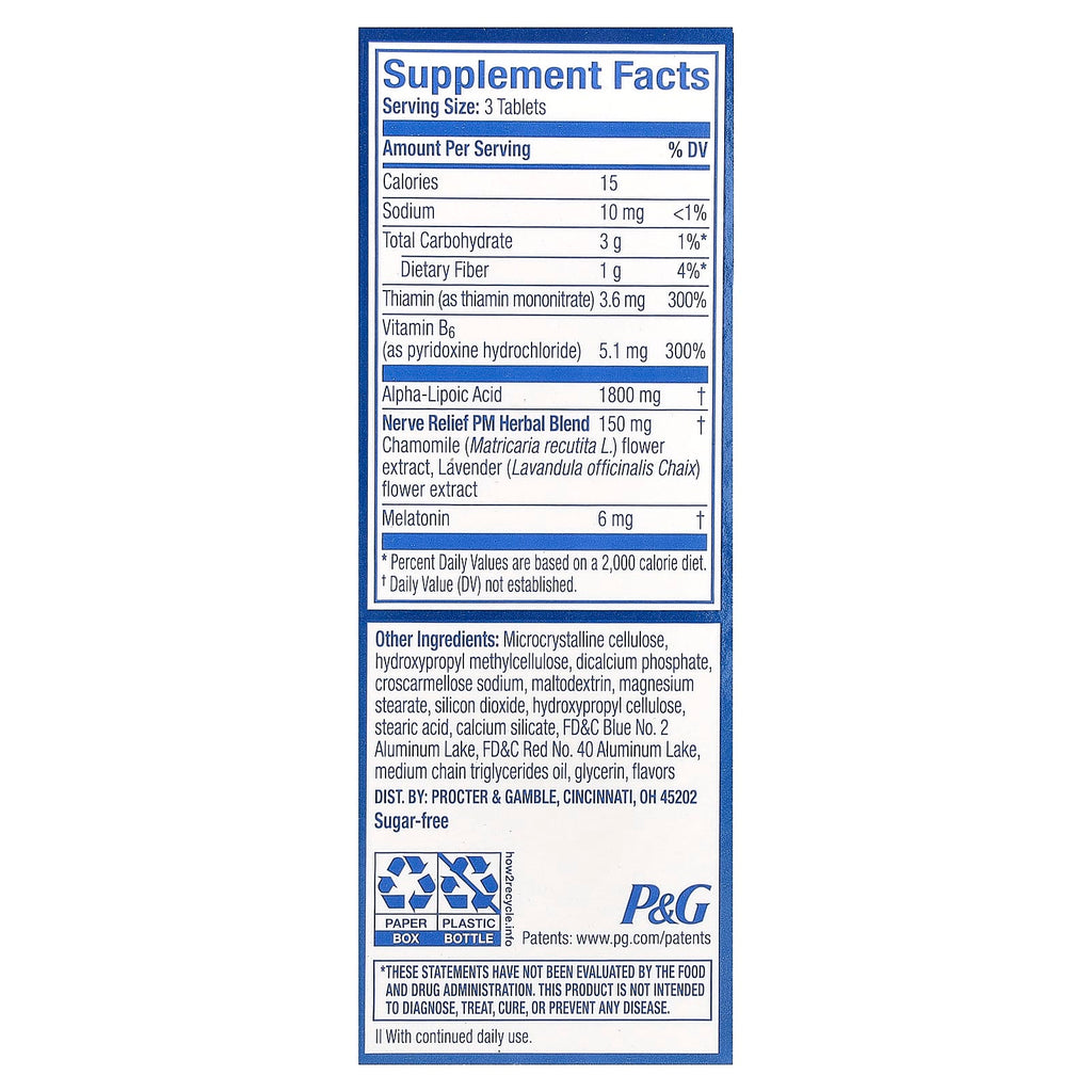 Nervive, Nerve Relief PM, 30 Tablets
