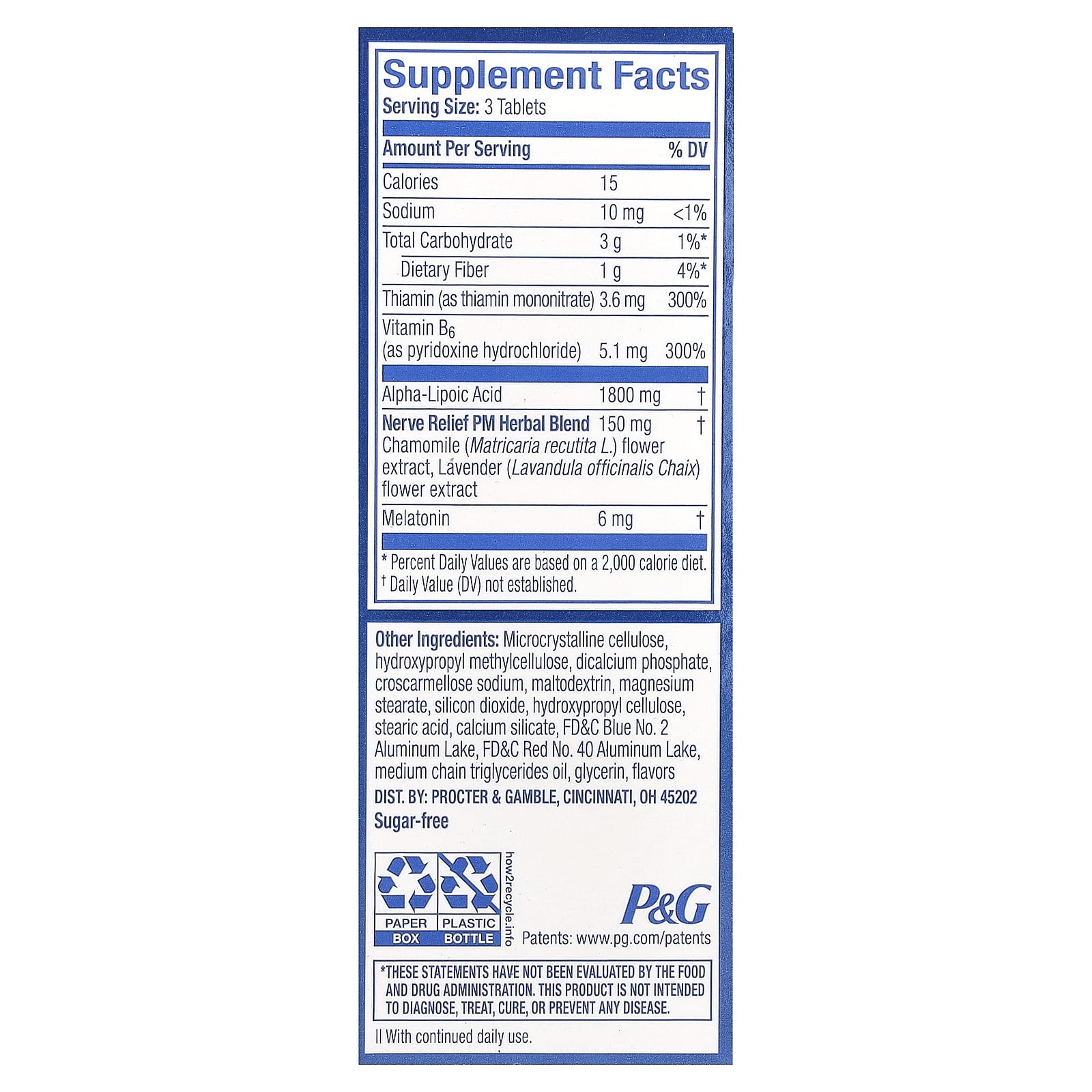 Nervive, Nerve Relief PM, 30 Tablets