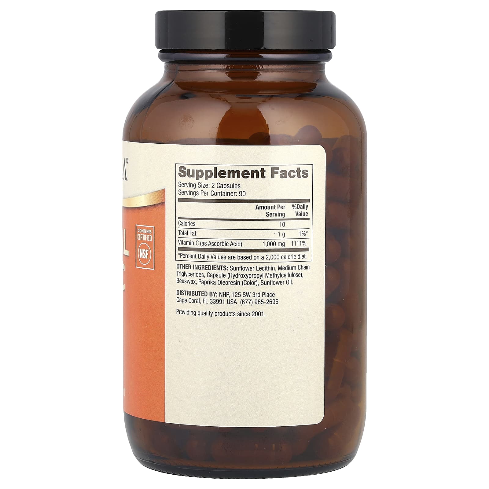 Dr. Mercola, Liposomal Vitamin C, 180 Capsules (500 mg Per Capsule)