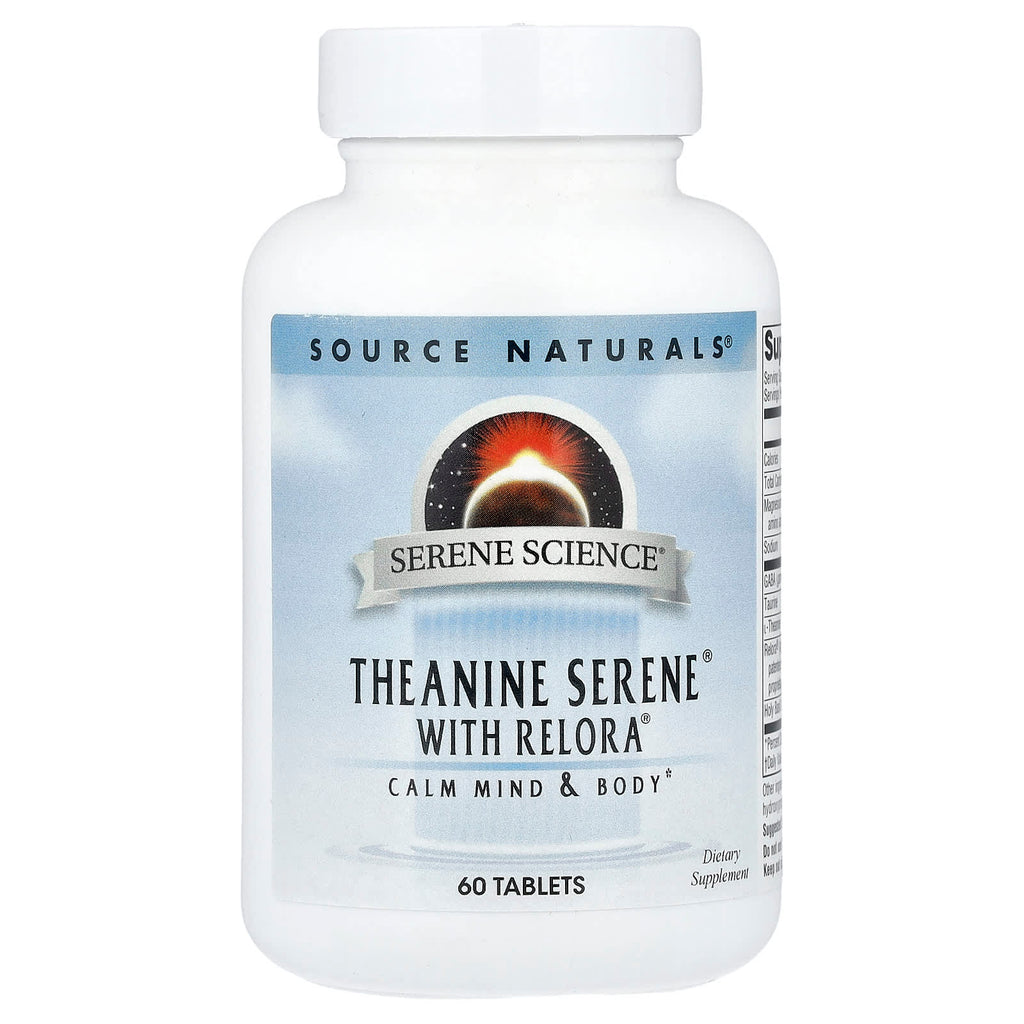Source Naturals, Serene Science®, Theanine Serene® With Relora®, 60 Tablets