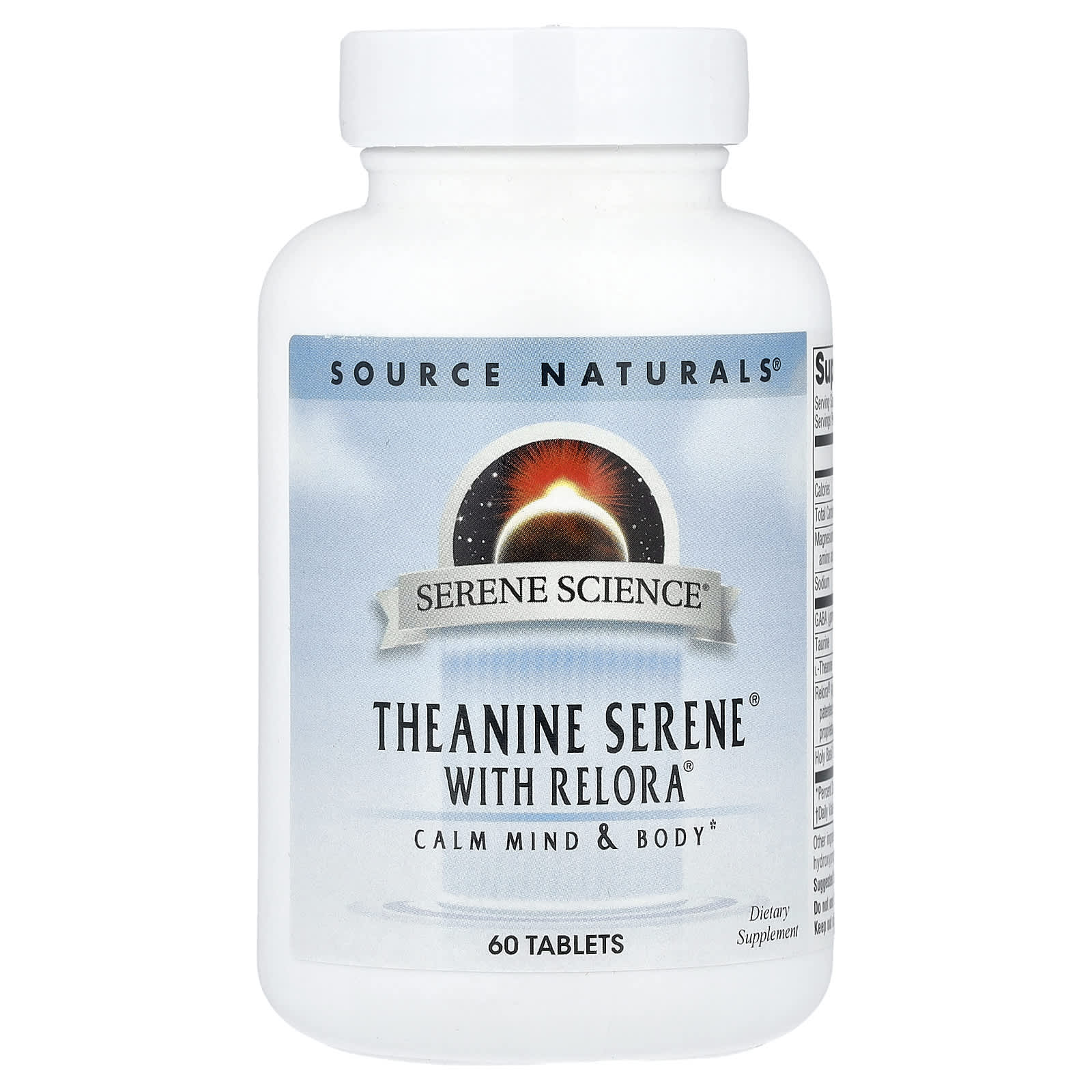 Source Naturals, Serene Science®, Theanine Serene® With Relora®, 60 Tablets