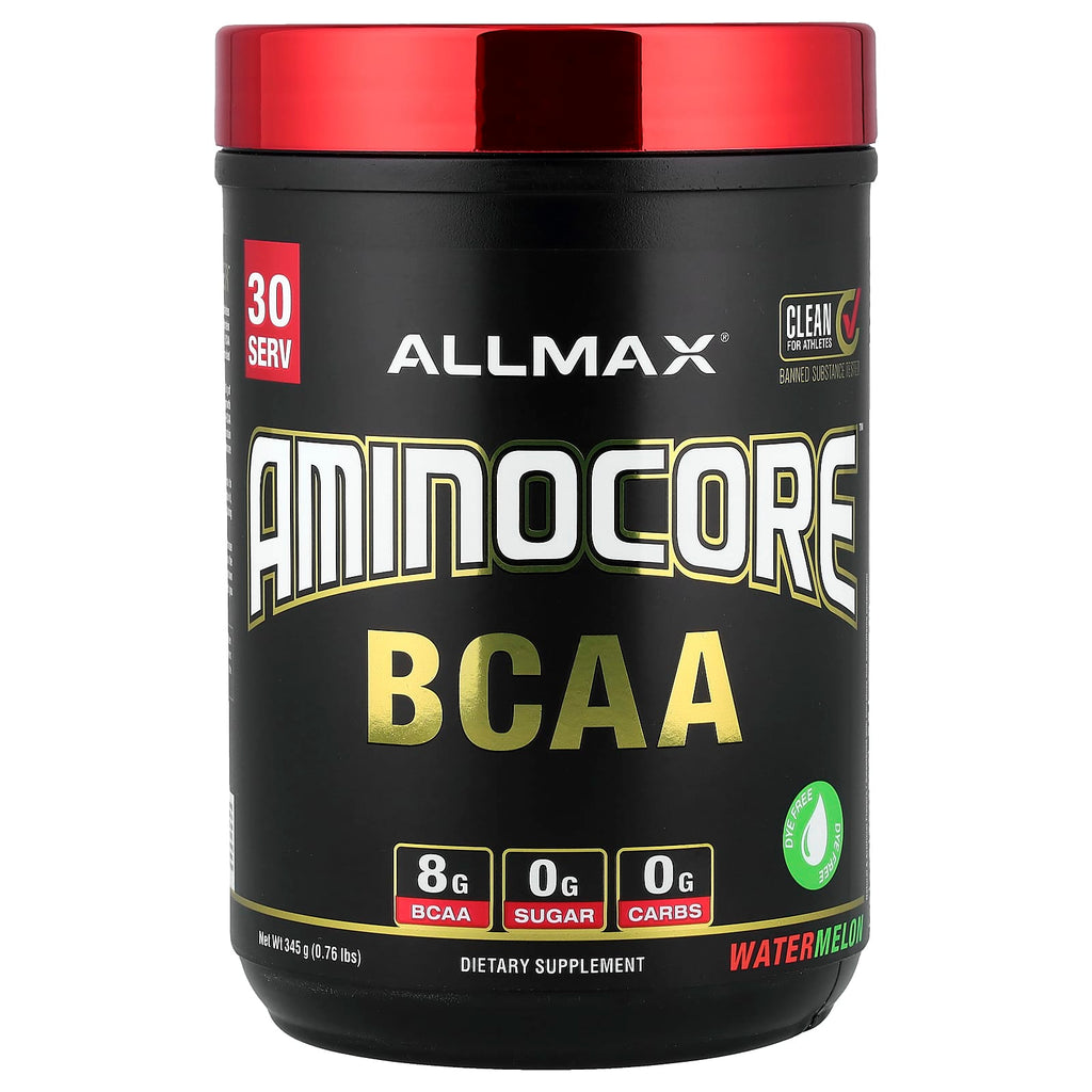 ALLMAX, AMINOCORE™ BCAA, Watermelon, 0.76 lbs (345 g)