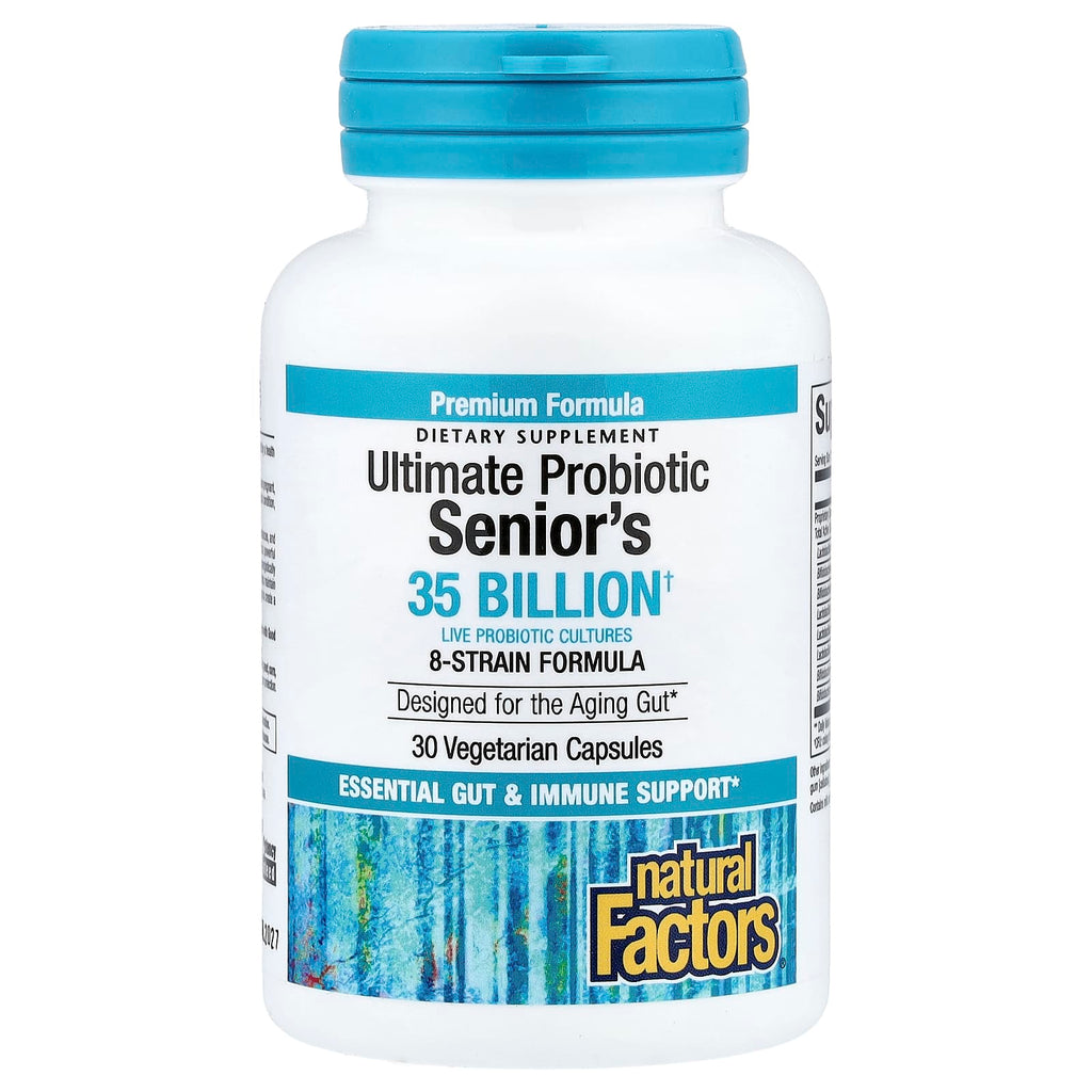 Natural Factors, Ultimate Probiotic, Senior's, 35 Billion CFU, 30 Vegetarian Capsules
