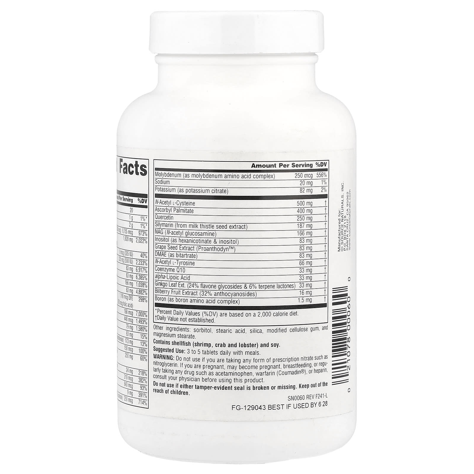 Source Naturals, Elan Vital™ Multiple, 90 Tablets
