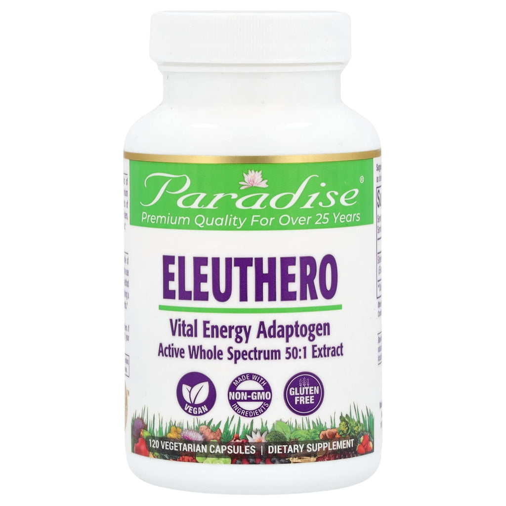 Paradise Herbs, Eleuthero, 120 Vegetarian Capsules (250 mg per Capsule)