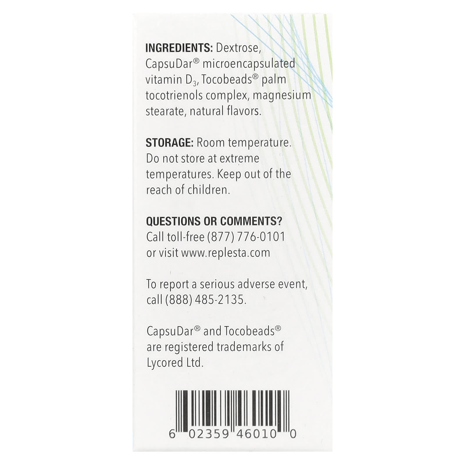 Replesta, Cholecalciferol, Vitamin D3, Natural Orange, 50,000 IU, 4 Chewable Wafers, 0.1 oz (3 g) Each