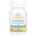 Super Nutrition, SimplyOne®, See Clearly, Triple Power Vision Formula with Lutein, Zeaxanthin, Vitamins, Minerals and Botanical Extracts, 30 Chewable Tablets