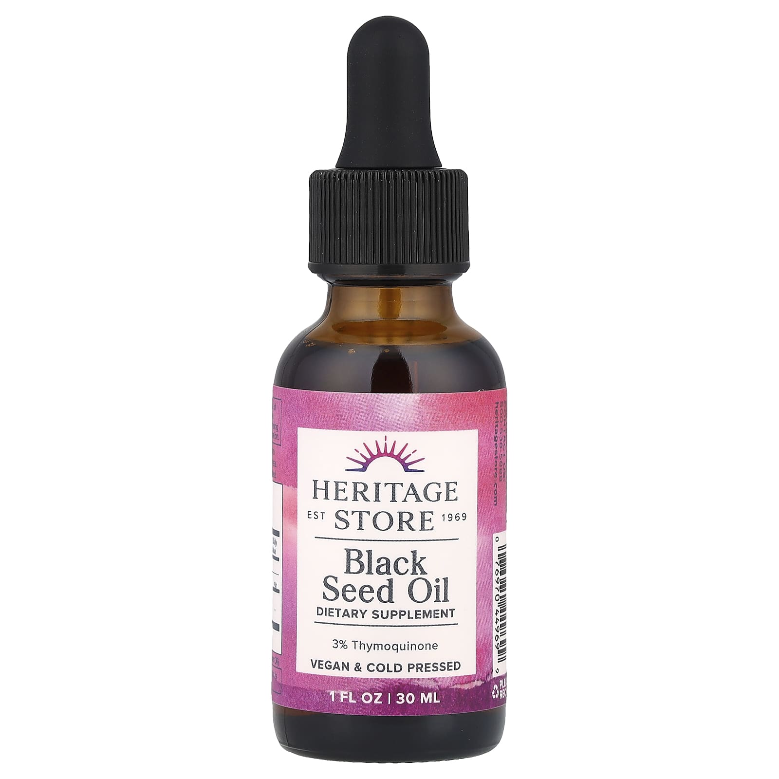 Heritage Store, Black Seed Oil, 1 fl oz (30 ml)