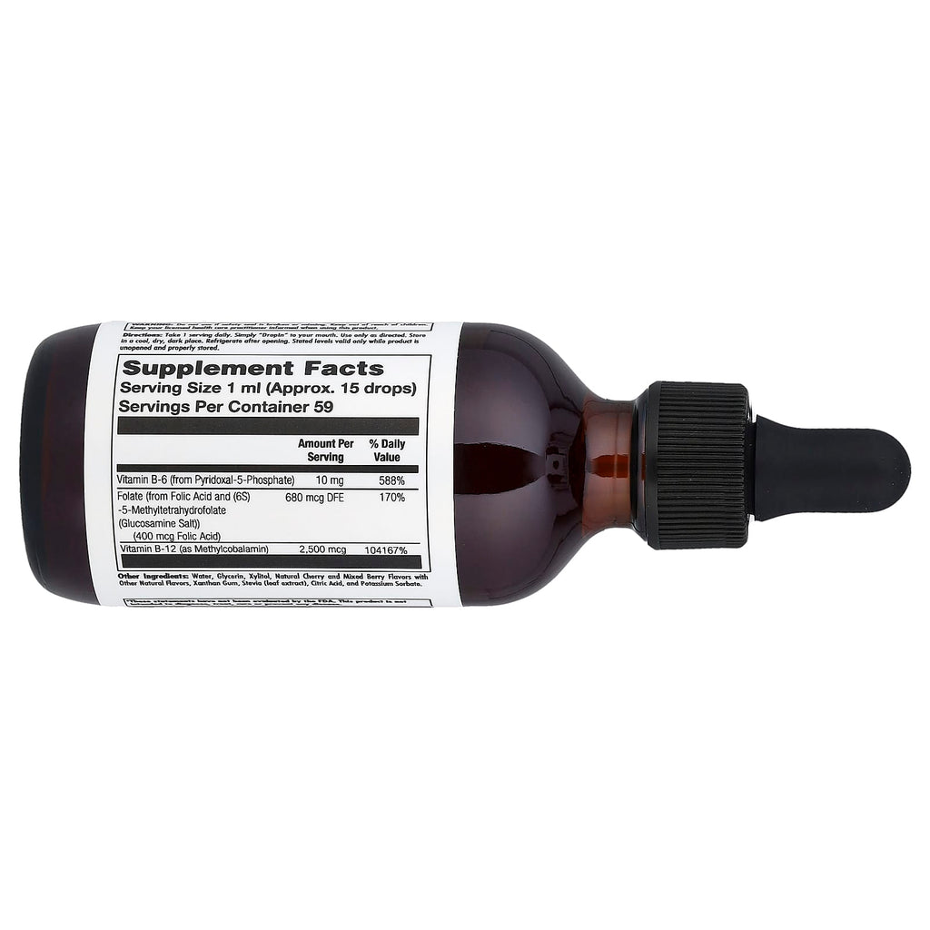 KAL, B-6 B-12 Folate, Mixed Berry, 2 fl oz ( 59 ml)