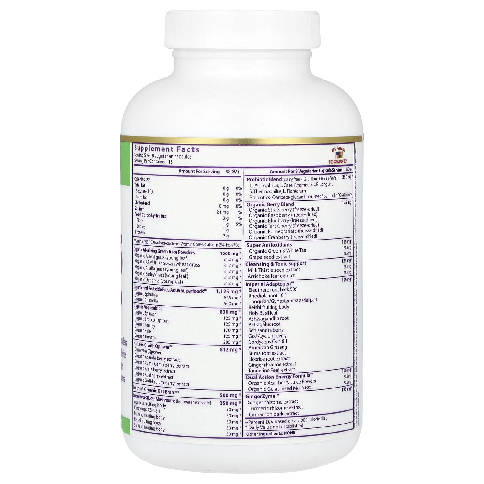 Paradise Herbs, ORAC Energy® Greens, 120 Vegetarian Capsules