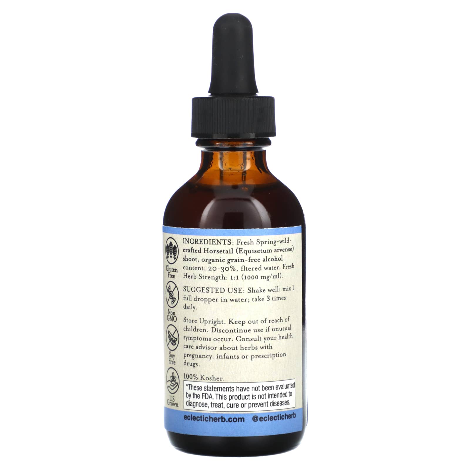 Eclectic Herb, Horsetail Extract, 1,000 mg, 2 fl oz (60 ml)