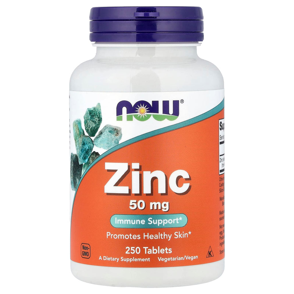 NOW Foods, Zinc, 50 mg, 250 Tablets
