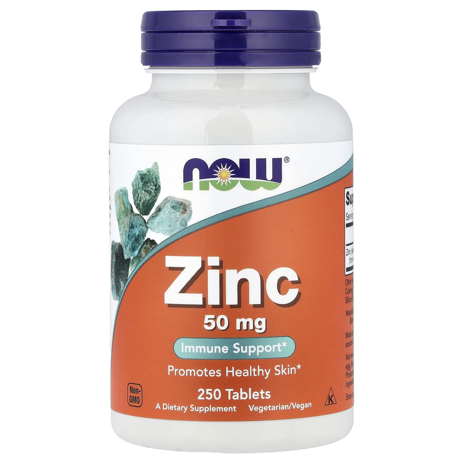 NOW Foods, Zinc, 50 mg, 250 Tablets