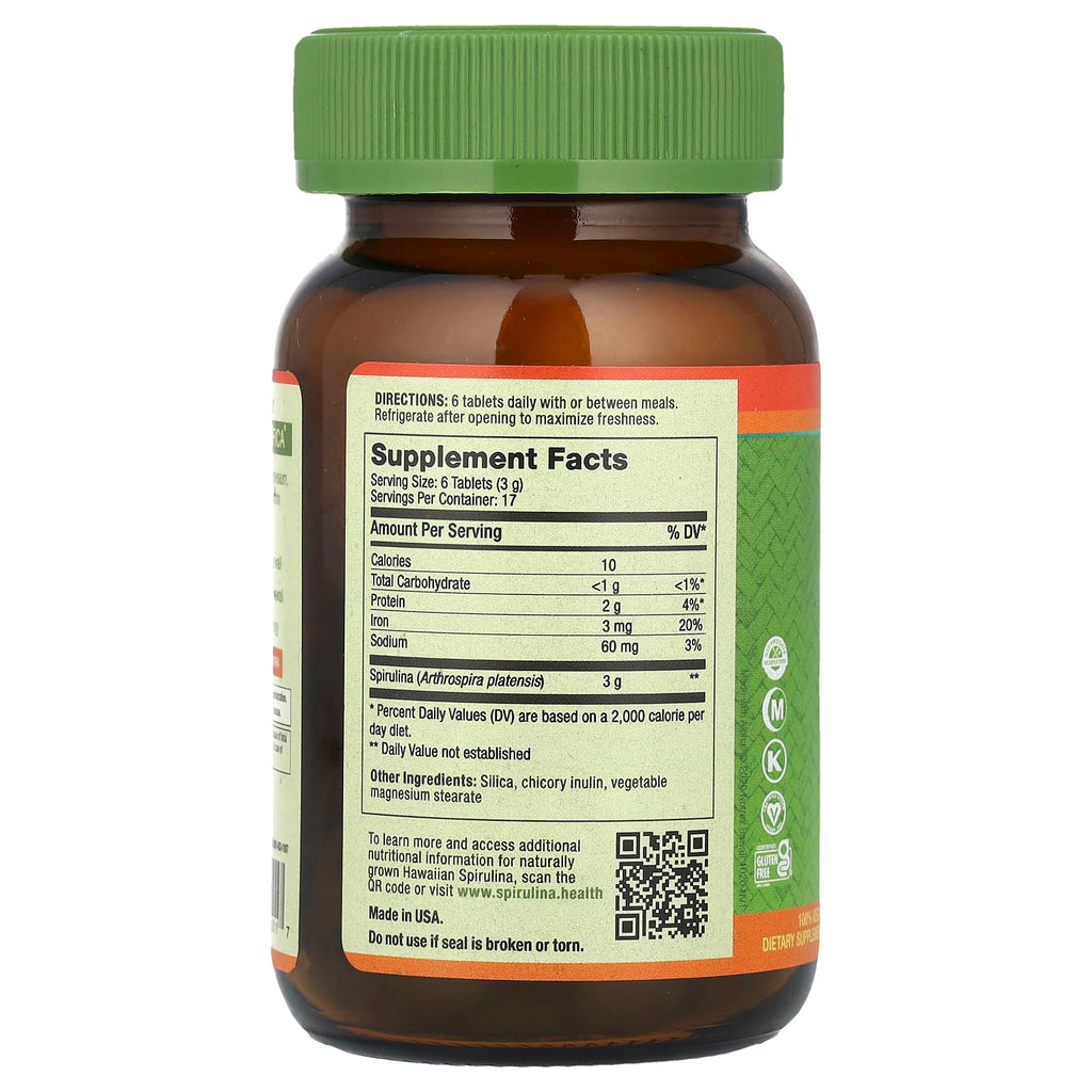 Nutrex Hawaii, Pure Hawaiian Spirulina®, 500 mg, 100 Tablets