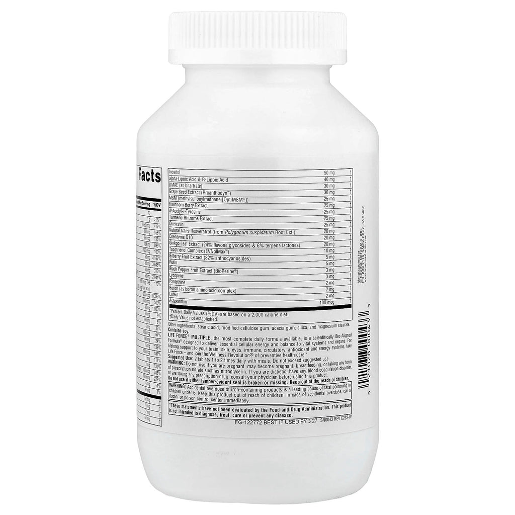 Source Naturals, Life Force® Multiple, 180 Tablets