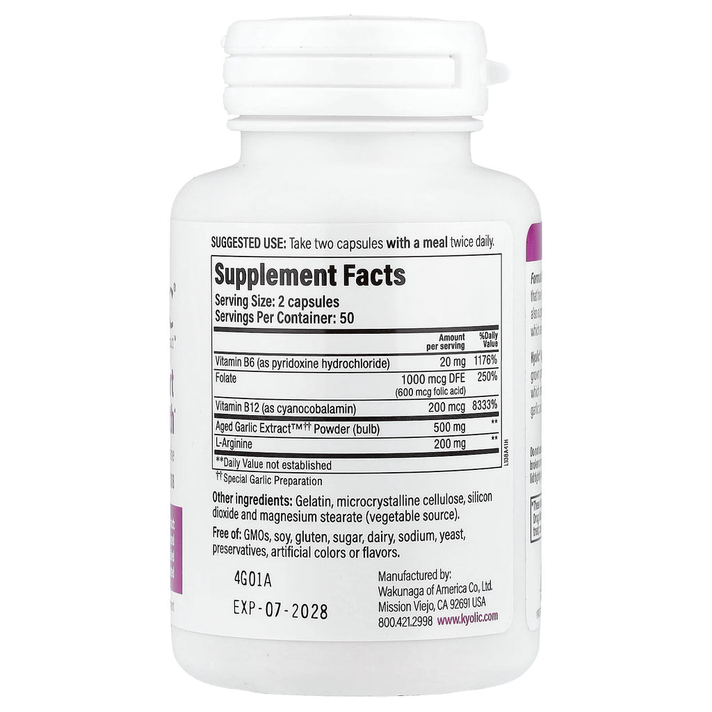 Kyolic, Aged Garlic Extract™, Formula 108, 100 Capsules