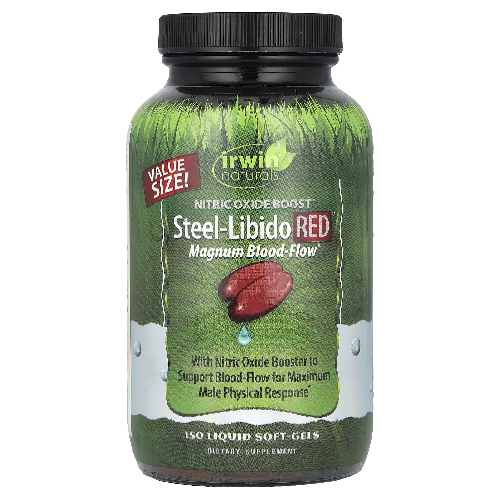 Irwin Naturals, Steel-Libido Red®, Magnum Blood-Flow, 150 Liquid Soft-Gels