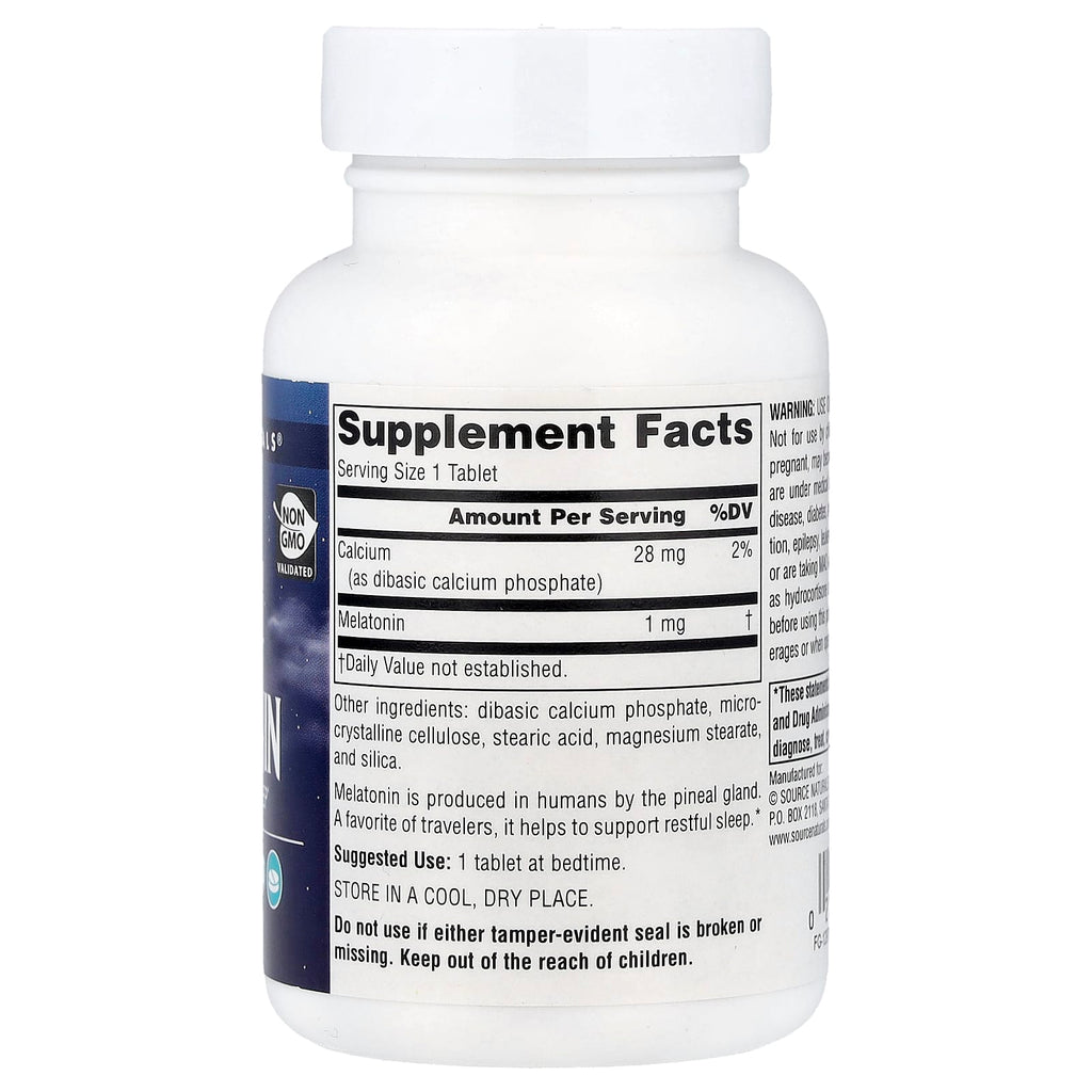 Source Naturals, Sleep Science®, Melatonin, 1 mg , 300 Tablets