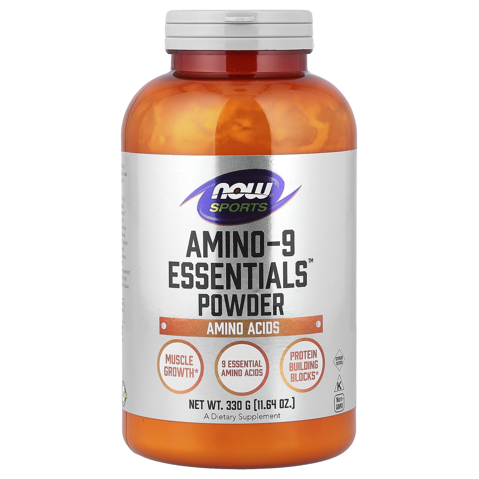NOW Foods, Sports, Amino-9 Essentials™ Powder, 11.64 oz (330 g)