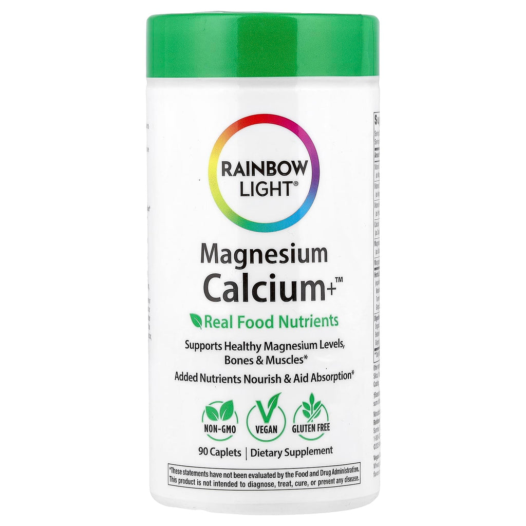 Rainbow Light, Magnesium Calcium+™, 90 Caplets