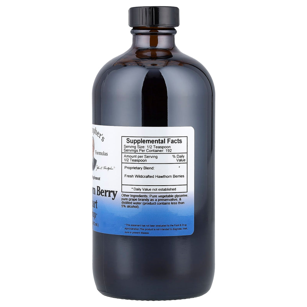 Christopher's Original Formulas, Hawthorn Berry Heart Syrup, 16 fl oz (472 ml)