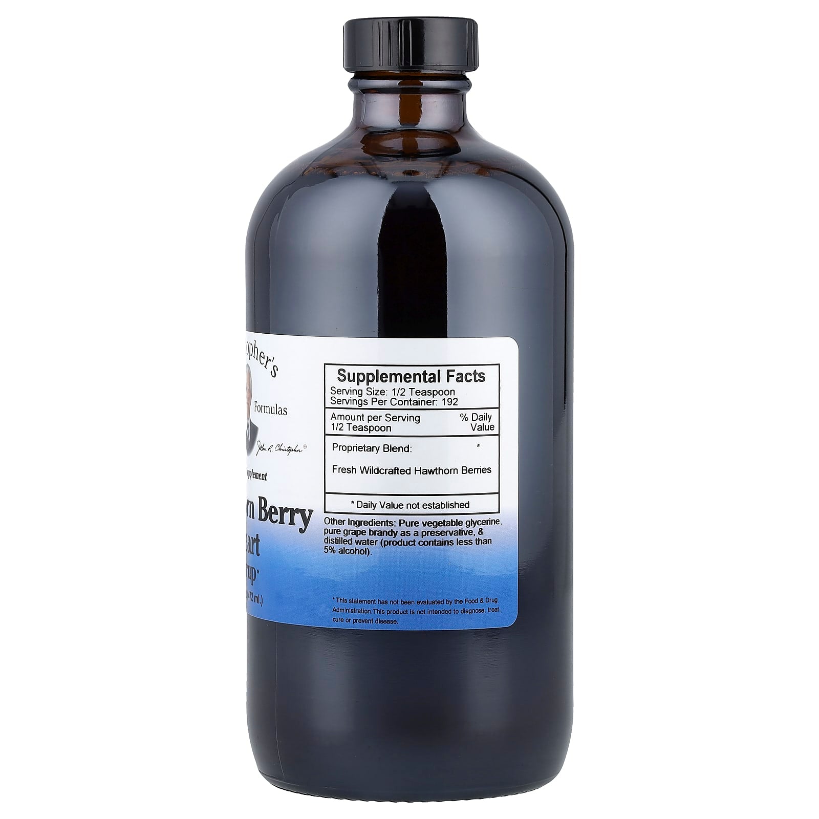 Christopher's Original Formulas, Hawthorn Berry Heart Syrup, 16 fl oz (472 ml)