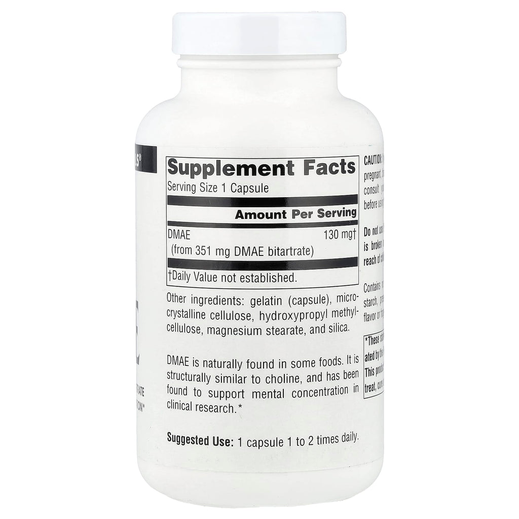 Source Naturals, DMAE, 351 mg, 200 Capsules