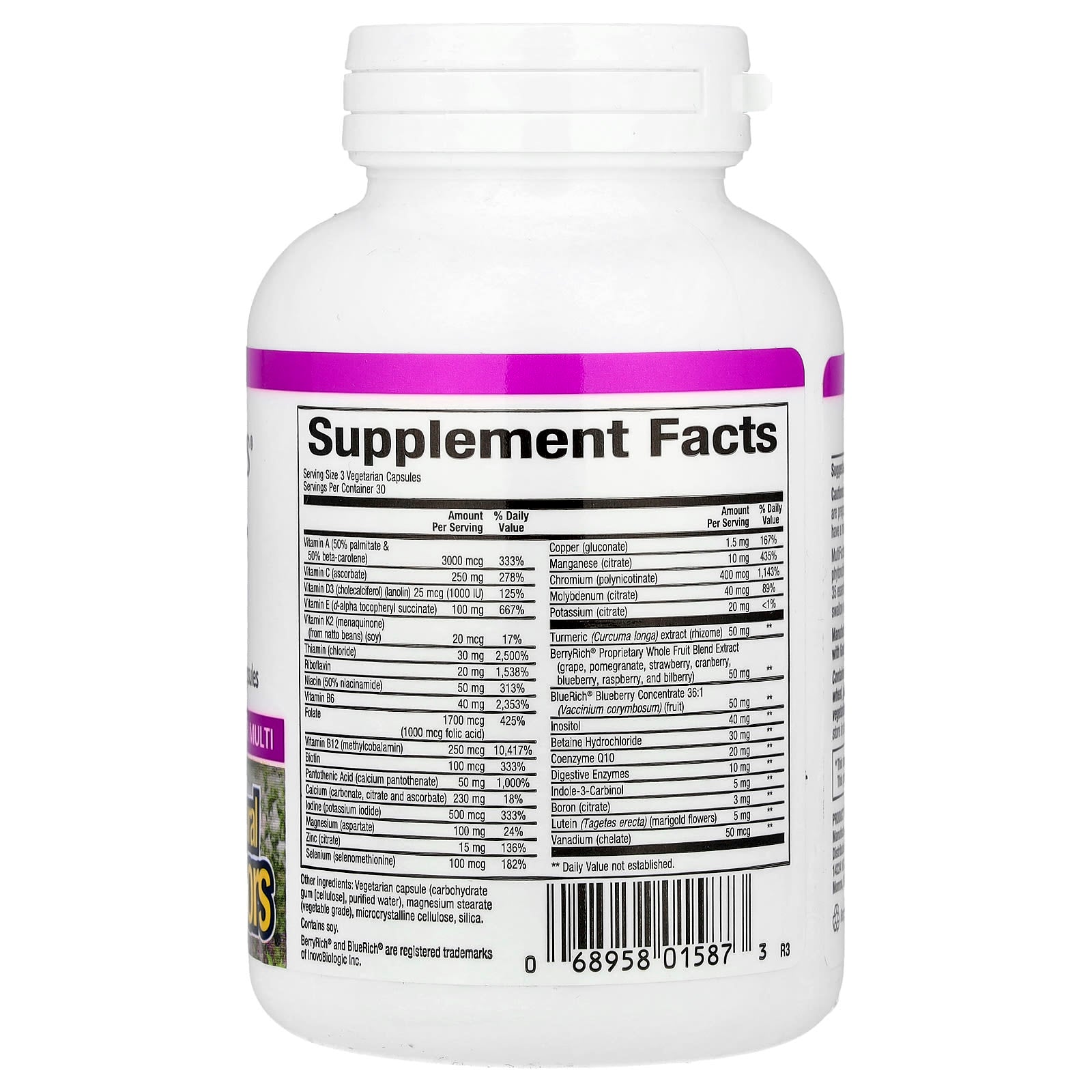 Natural Factors, MultiFactors® Women's 50+, 90 Vegetarian Capsules
