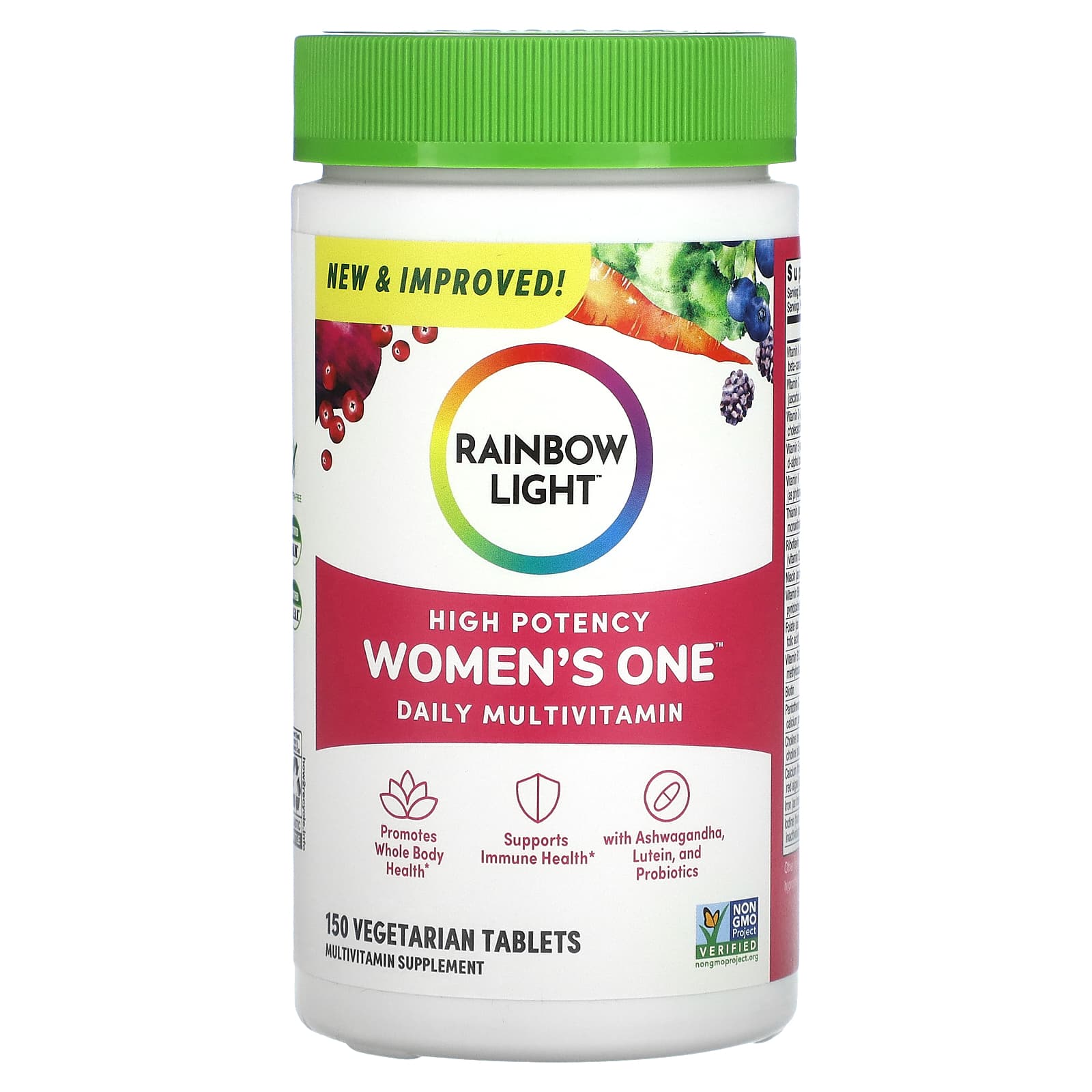 Rainbow Light, High Potency Women's One Daily Multivitamin, 150 Vegetarian Tablets