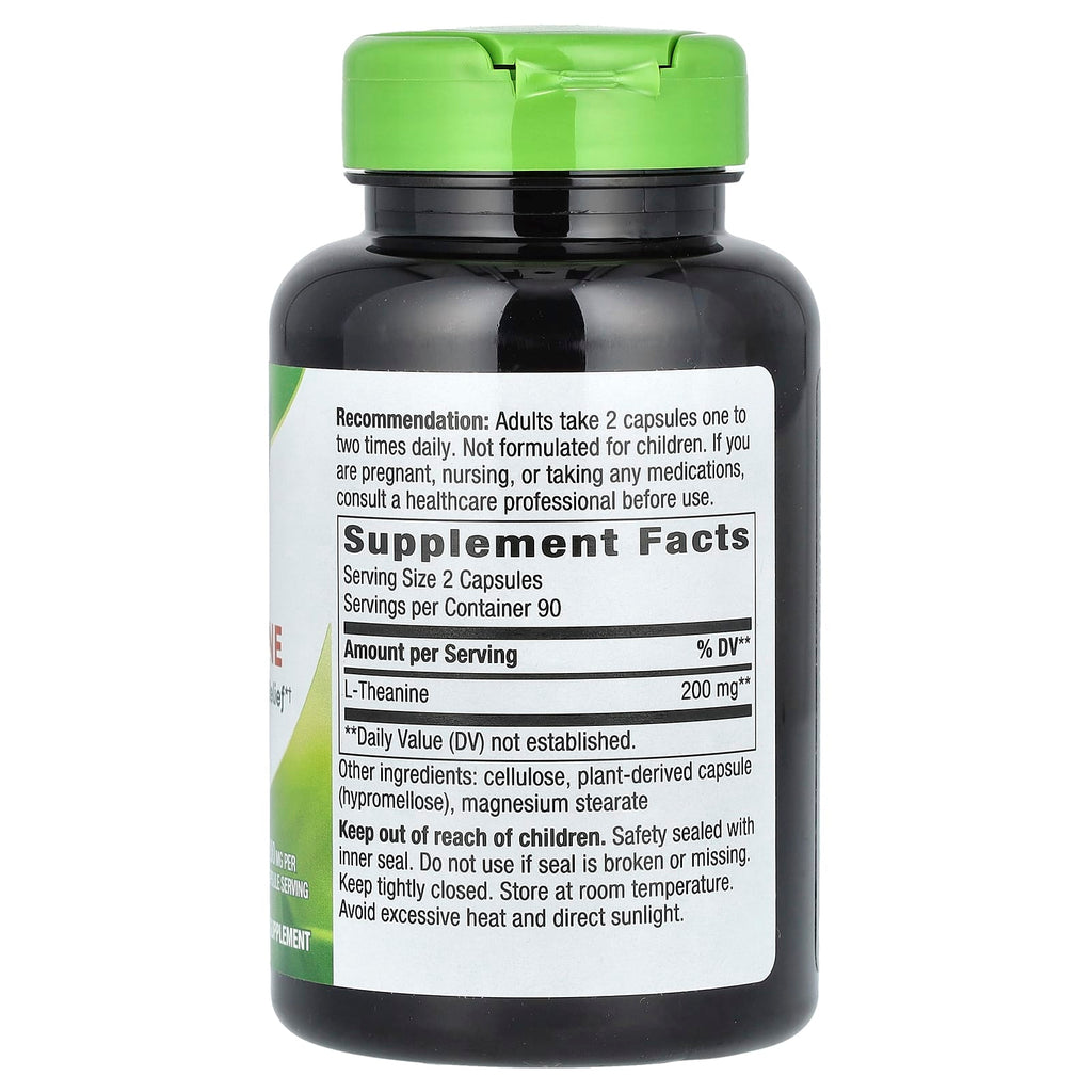 Nature's Way, L-Theanine, 180 Vegan Capsules (100 mg per Capsule)