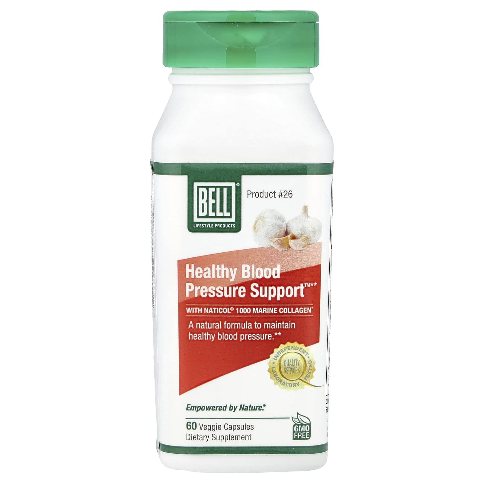 Bell Lifestyle, Healthy Blood Pressure Support™, 60 Veggie Capsules