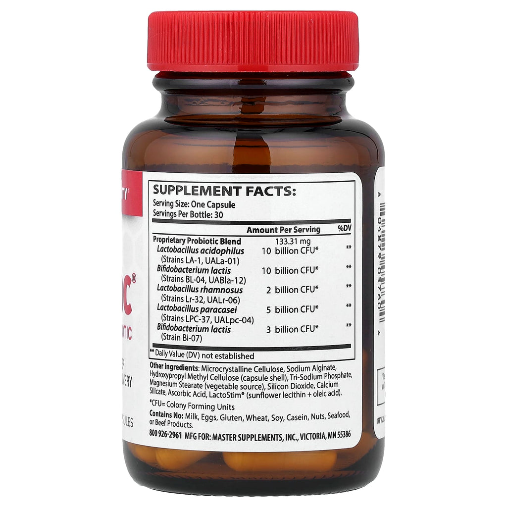 Master Supplements, Theralac®, Broad Spectrum Probiotic, 30 Capsules