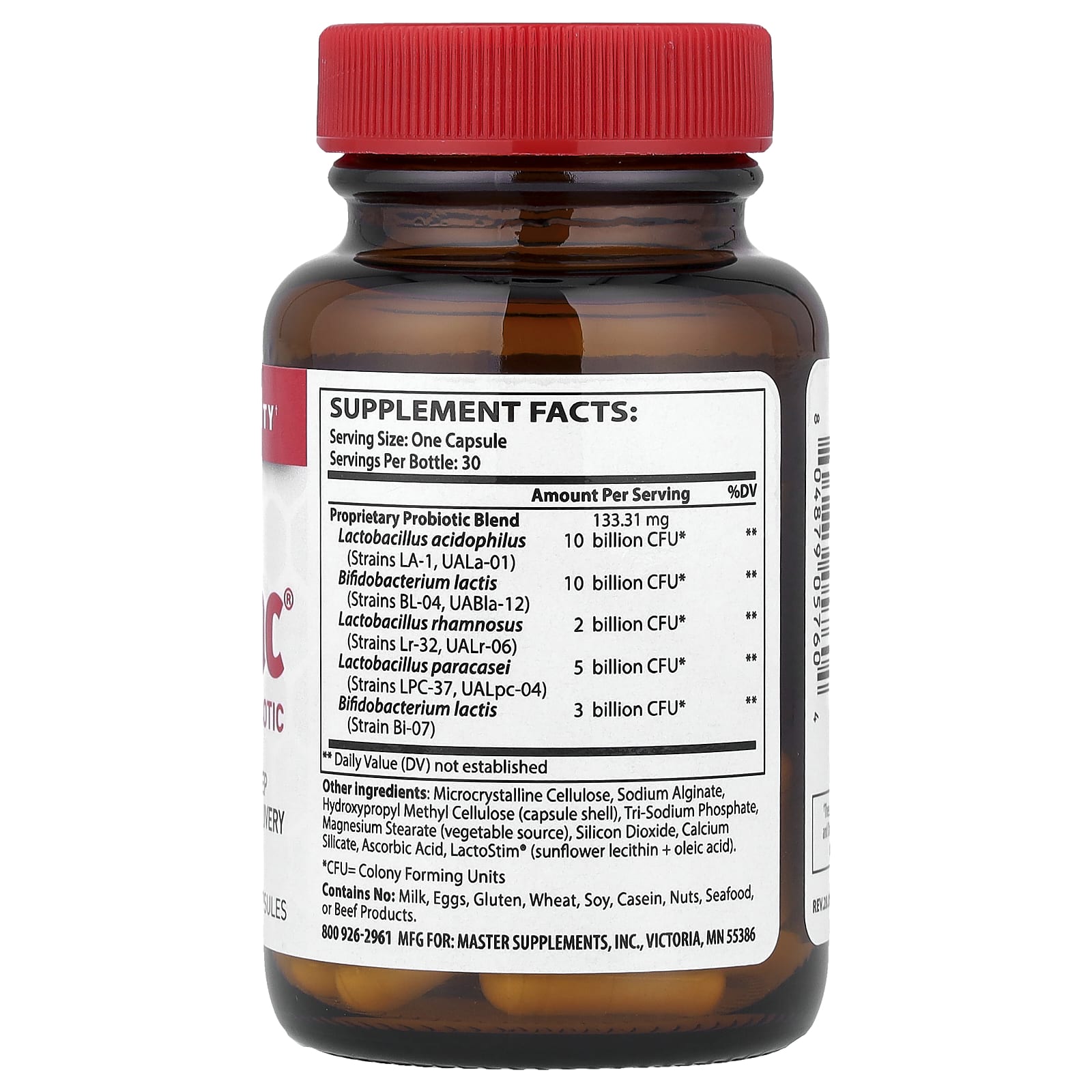 Master Supplements, Theralac®, Broad Spectrum Probiotic, 30 Capsules