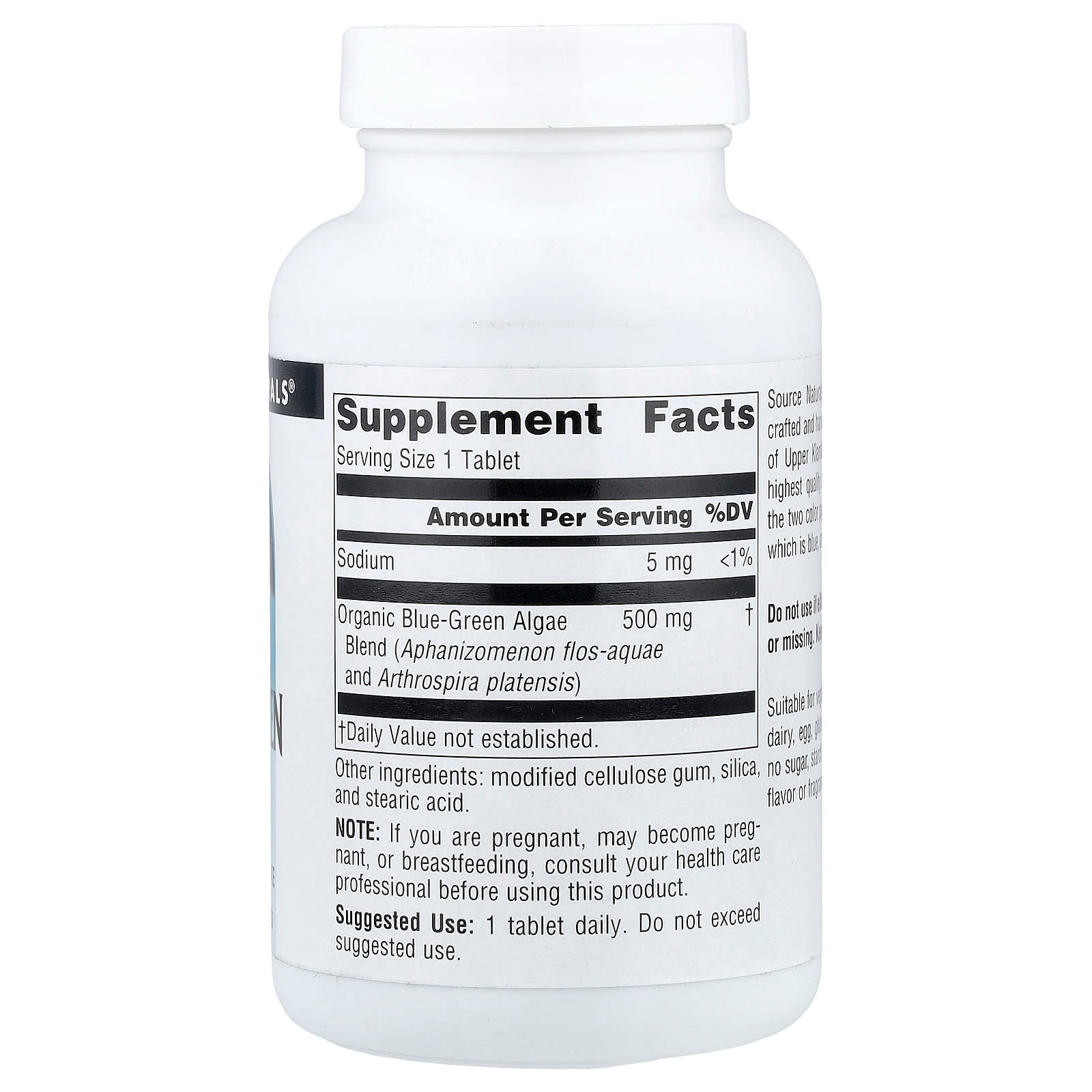 Source Naturals, Blue-Green Algae, 500 mg, 200 Tablets