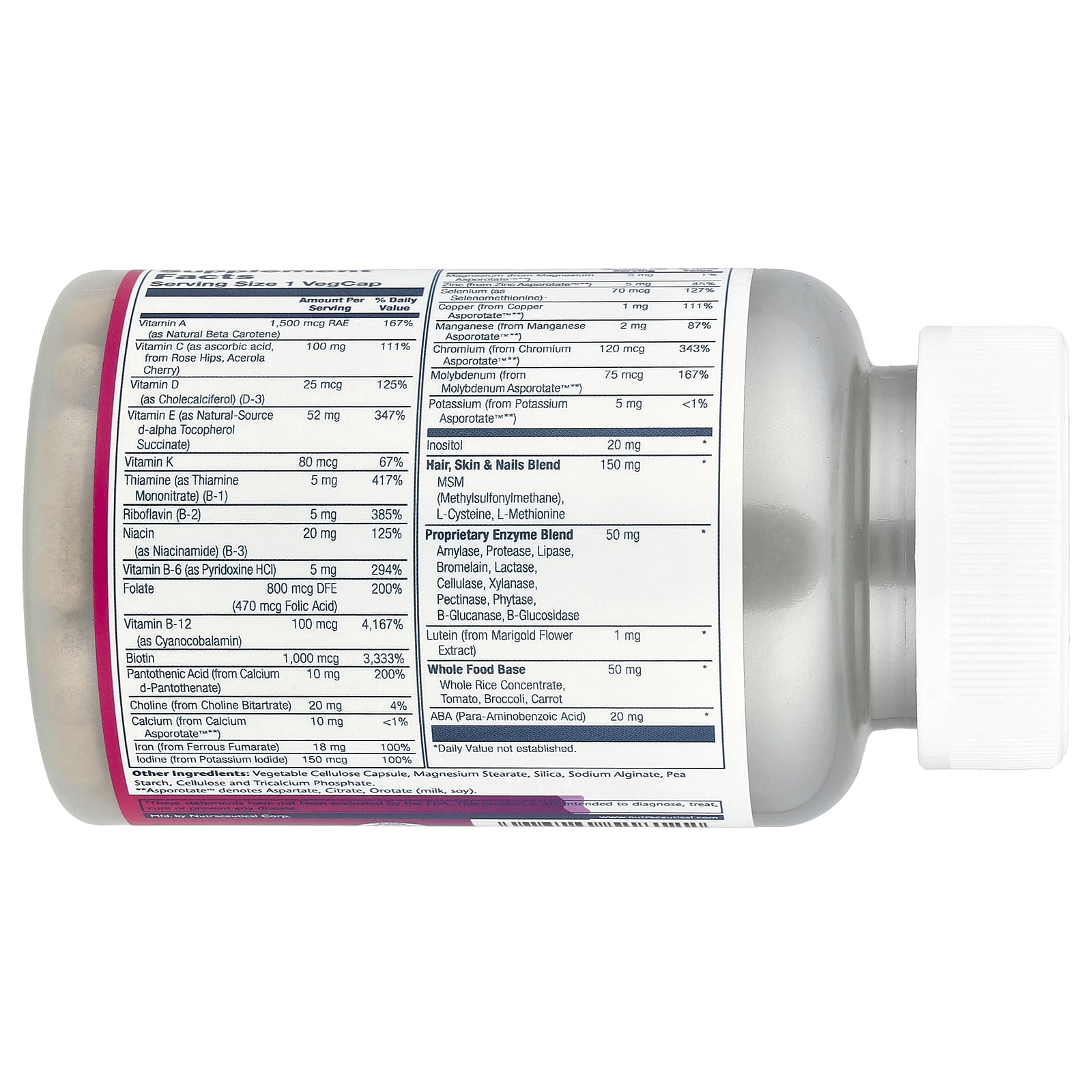 Solaray, Once Daily Woman Multivitamin, 90 VegCaps