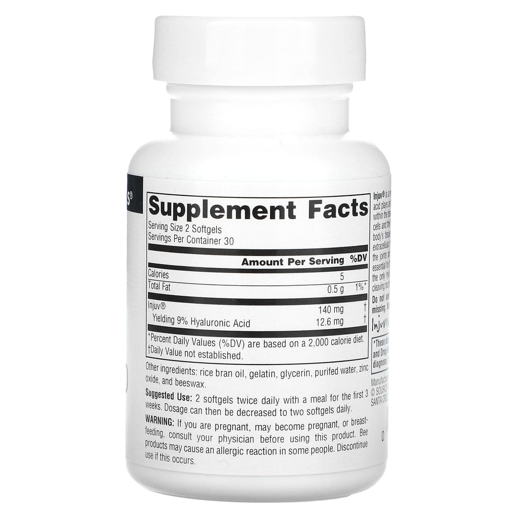 Source Naturals, Injuv Hyaluronic Acid, 60 Softgels