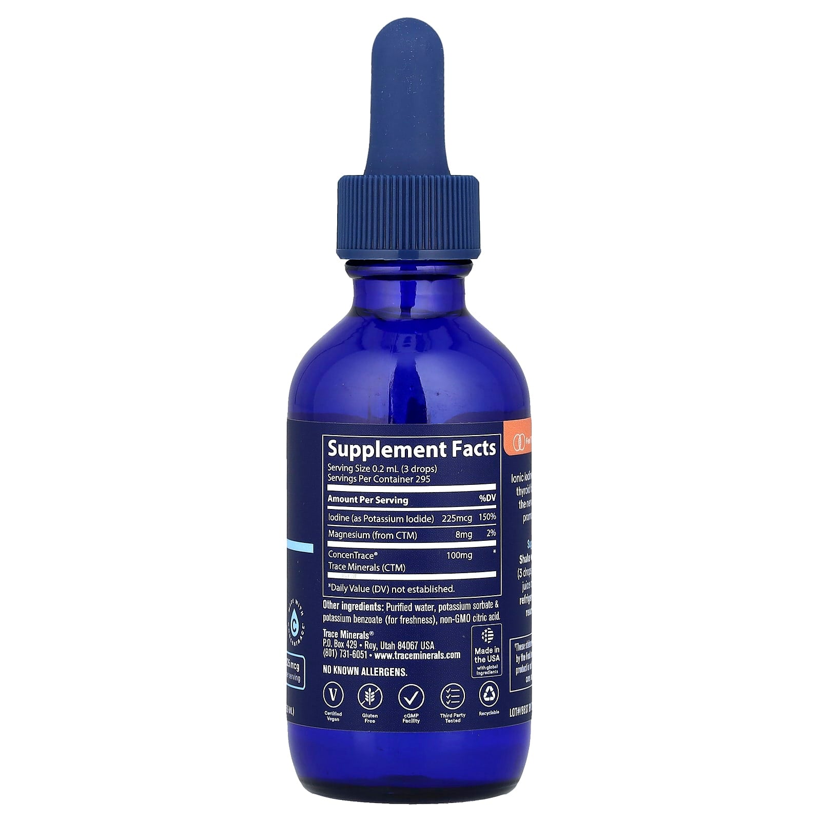 Trace, Ionic Iodine Liquid, 2 fl oz (59 ml)