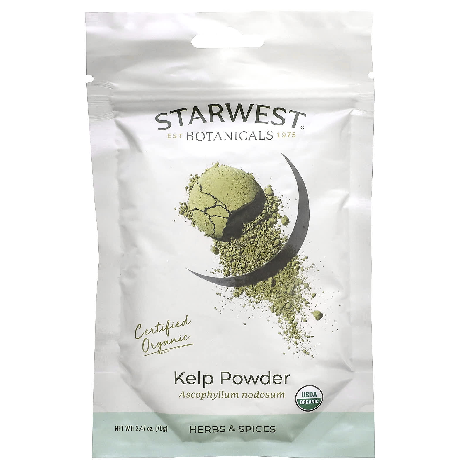 Starwest Botanicals, Organic Kelp Powder, 2.47 oz (70 g) 