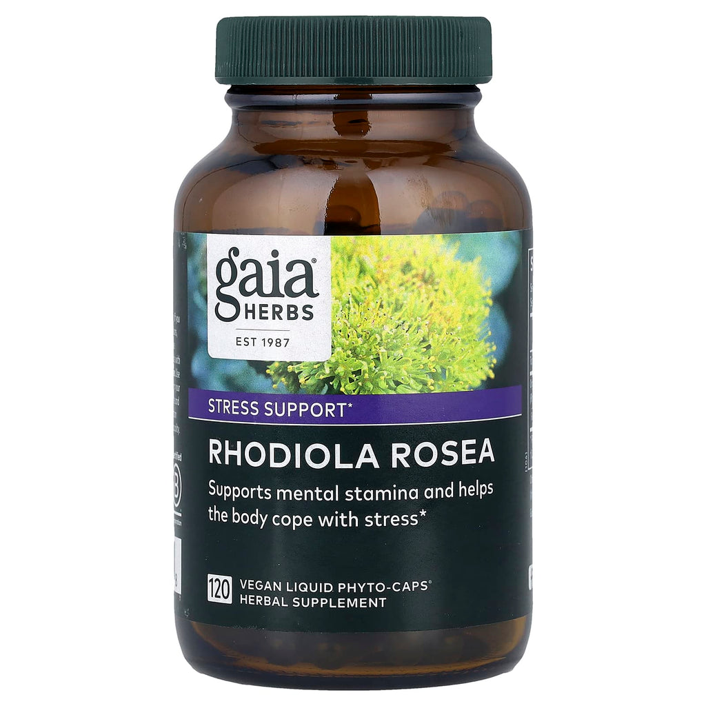 Gaia Herbs, Rhodiola Rosea, 120 Vegan Liquid Phyto-Caps