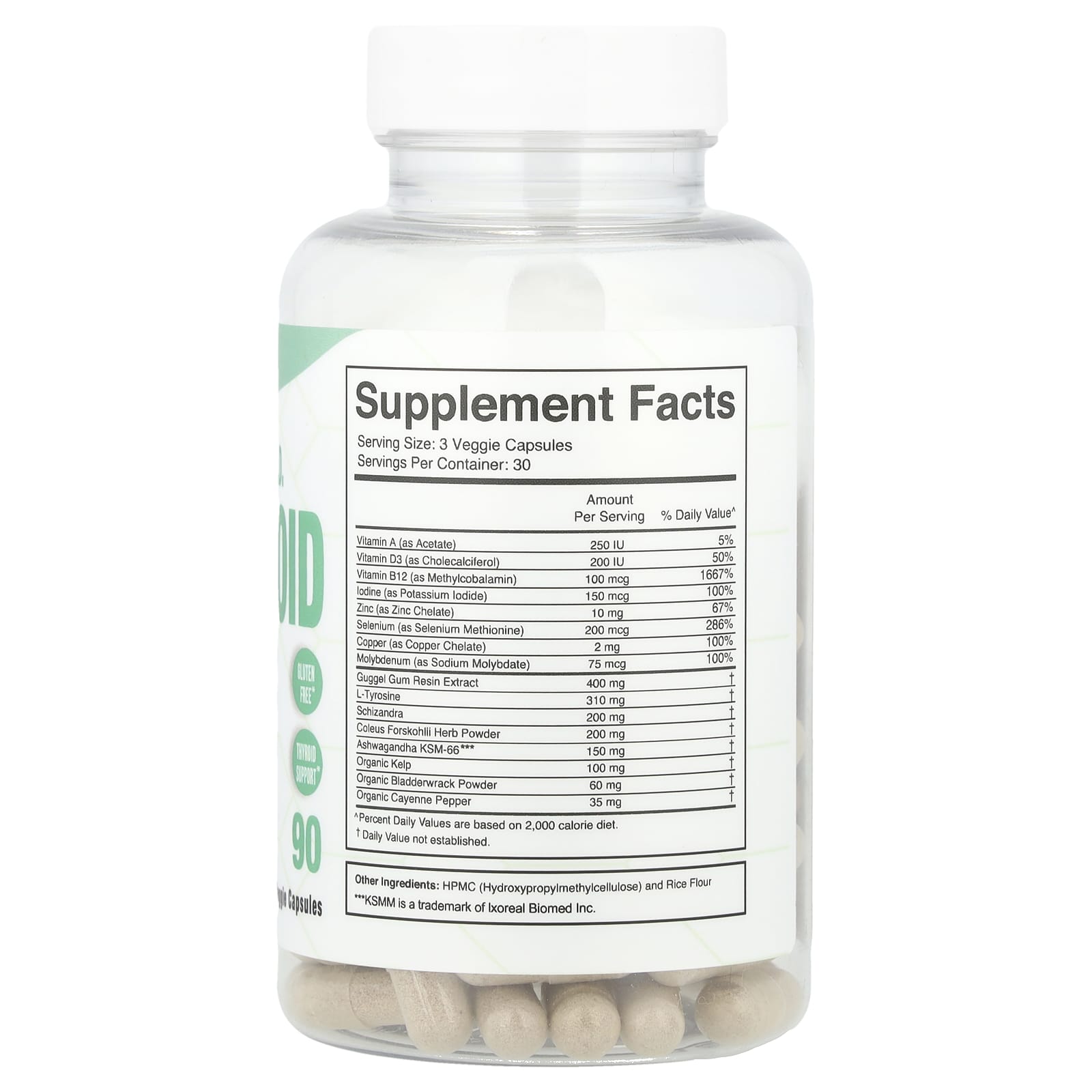 Divine Health, Dr Colbert M.D. Thyroid Zone, 90 Veggie Capsules