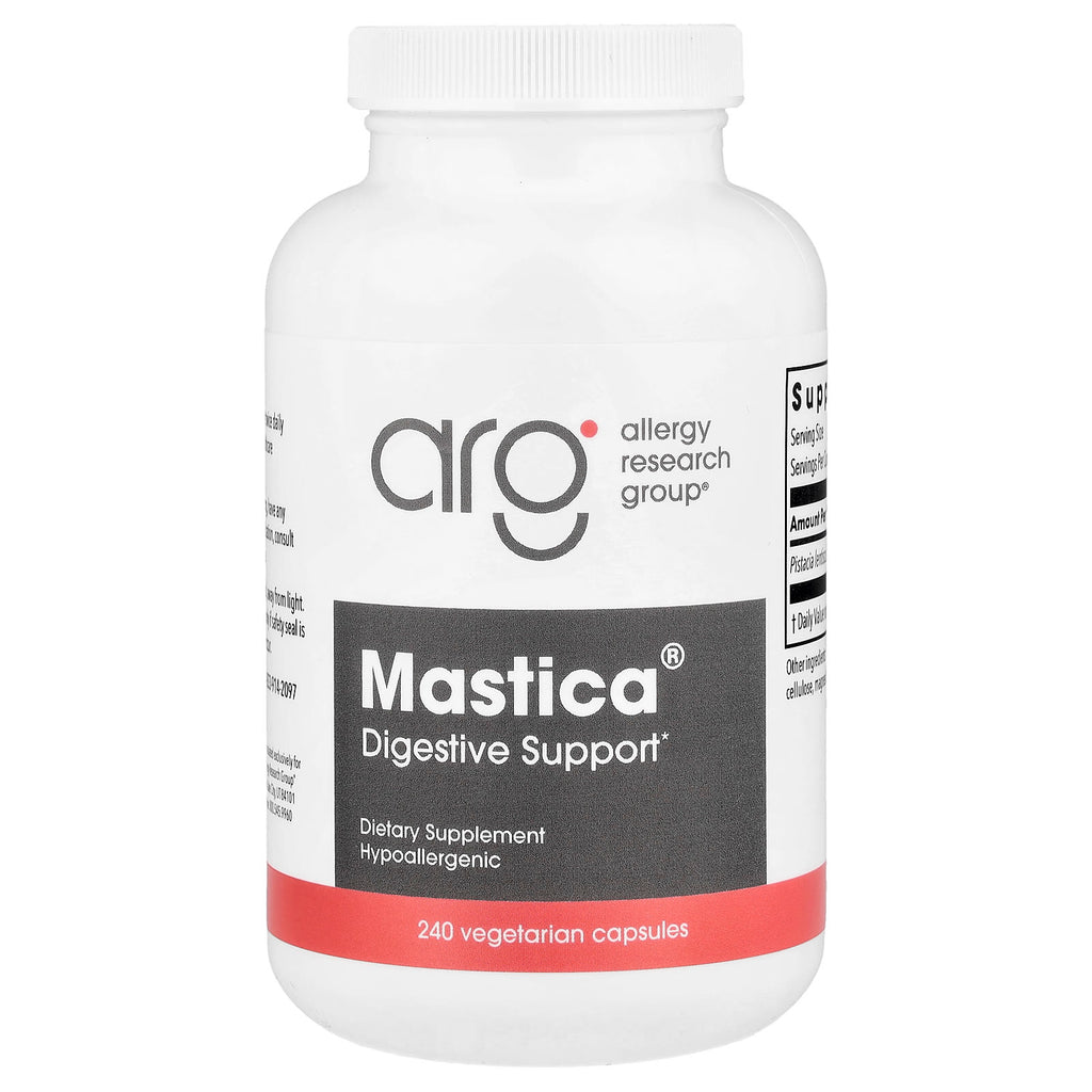 Allergy Research Group, Mastica®, Digestive Support, 240 Vegetarian Capsules (0.5 g per Capsule)