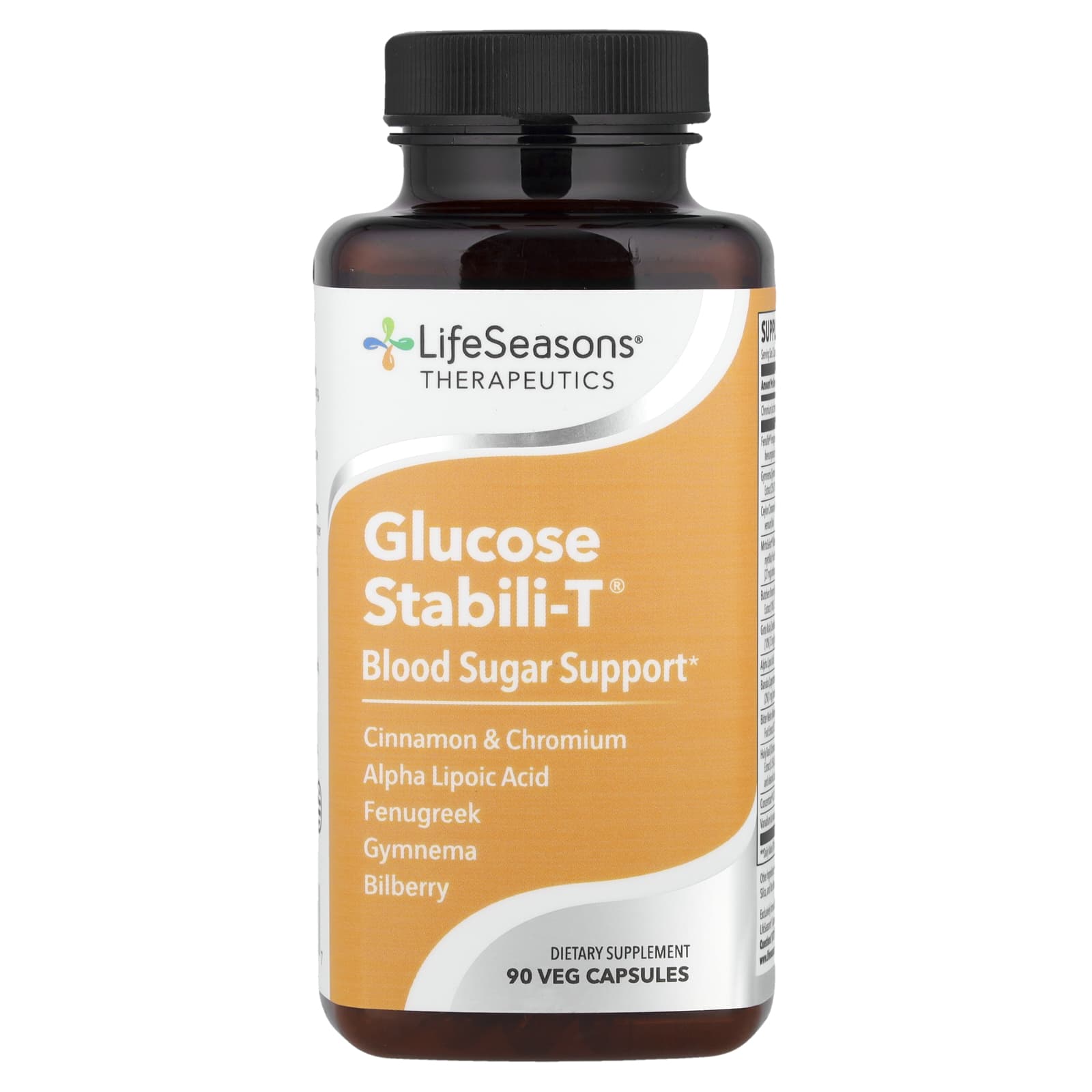 LifeSeasons, Glucose Stabili-T®, Blood Sugar Support, 90 Veg Capsules