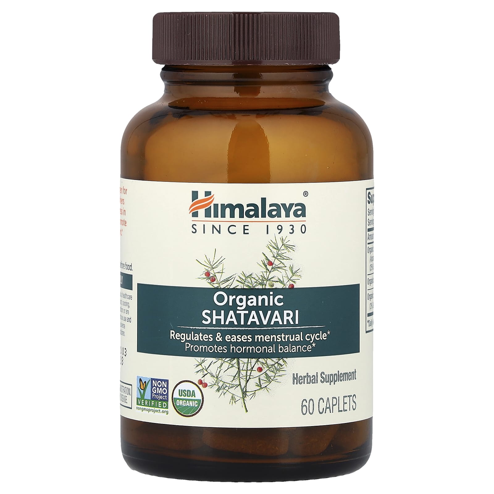 Himalaya, Organic Shatavari, 60 Caplets