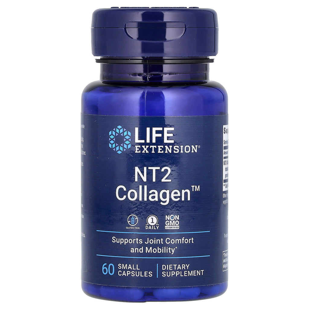 Life Extension, NT2 Collagen, 60 Small Capsules (40 mg per Capsule)