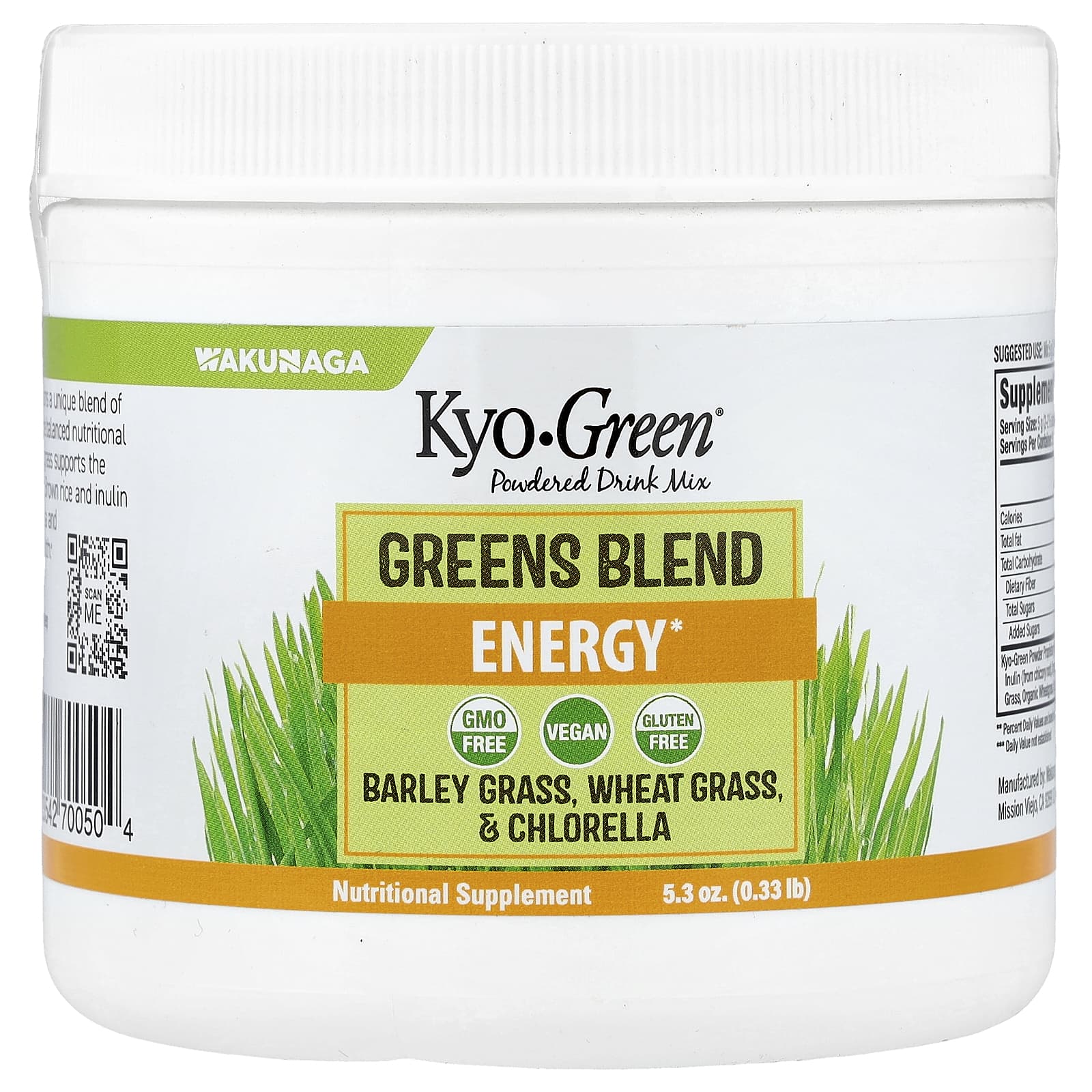 Kyolic, Kyo-Green® Powdered Drink Mix, Greens Blend, 5.3 oz (0.33 lb)