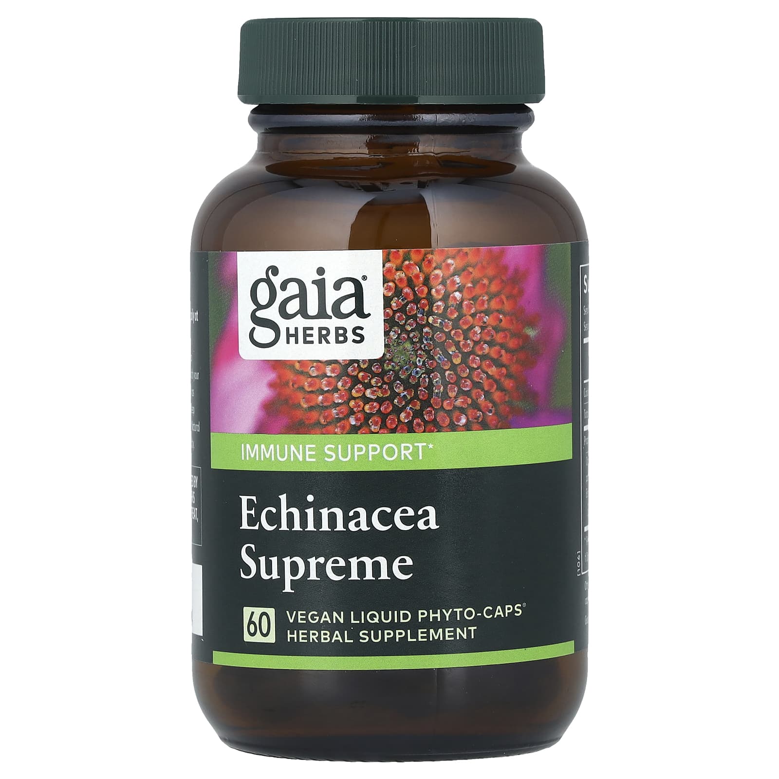 Gaia Herbs, Echinacea Supreme, 60 Vegan Liquid Phyto-Caps®