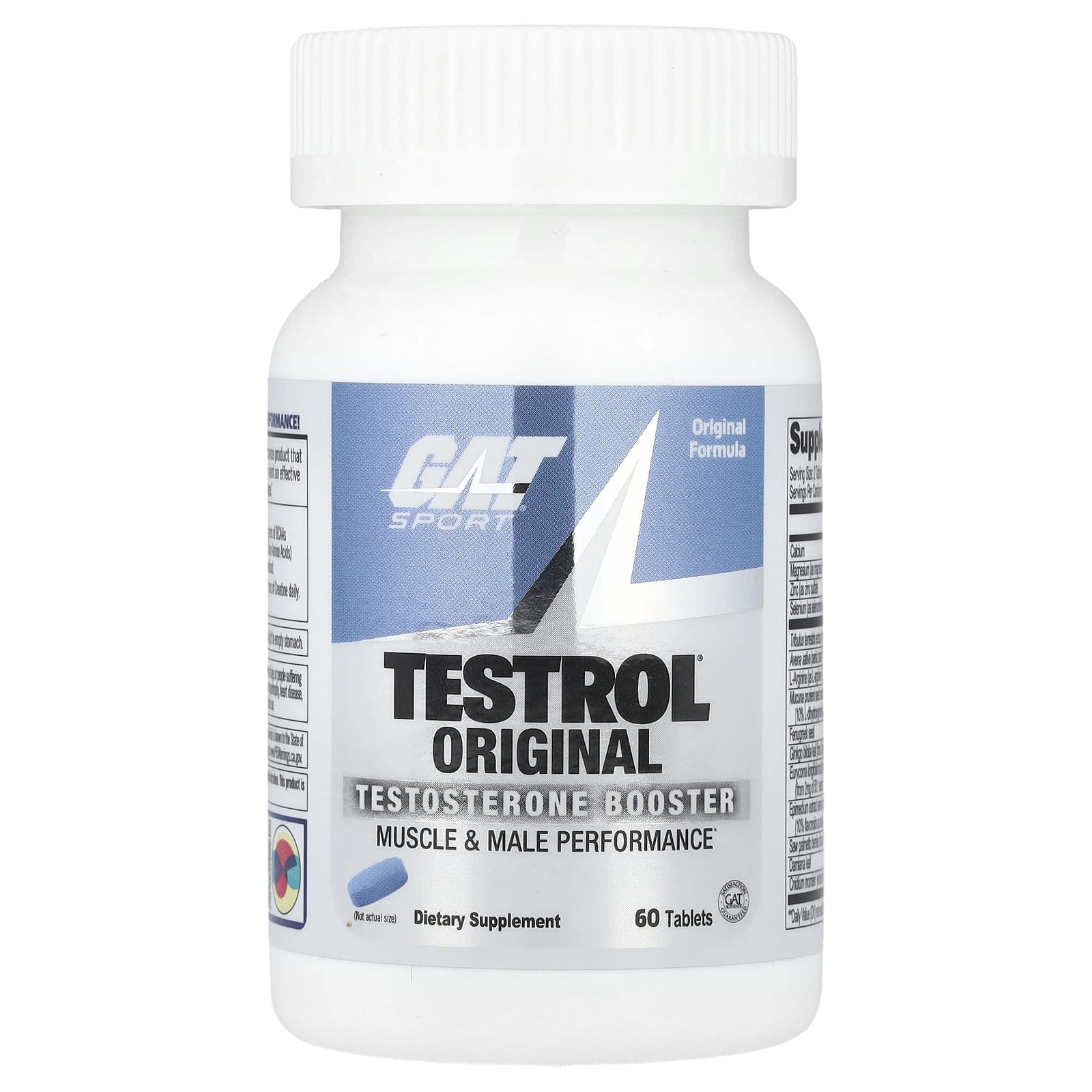 GAT, Testrol® Original, Testosterone Booster, 60 Tablets