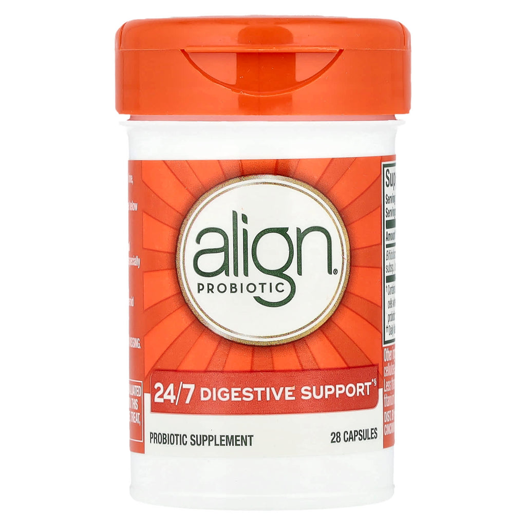 Align Probiotics, 24/7 Digestive Support, Probiotic Supplement, 28 Capsules