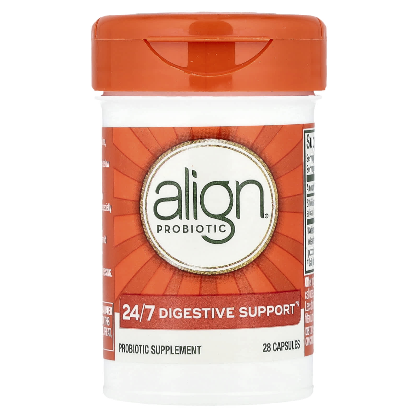 Align Probiotics, 24/7 Digestive Support, Probiotic Supplement, 28 Capsules