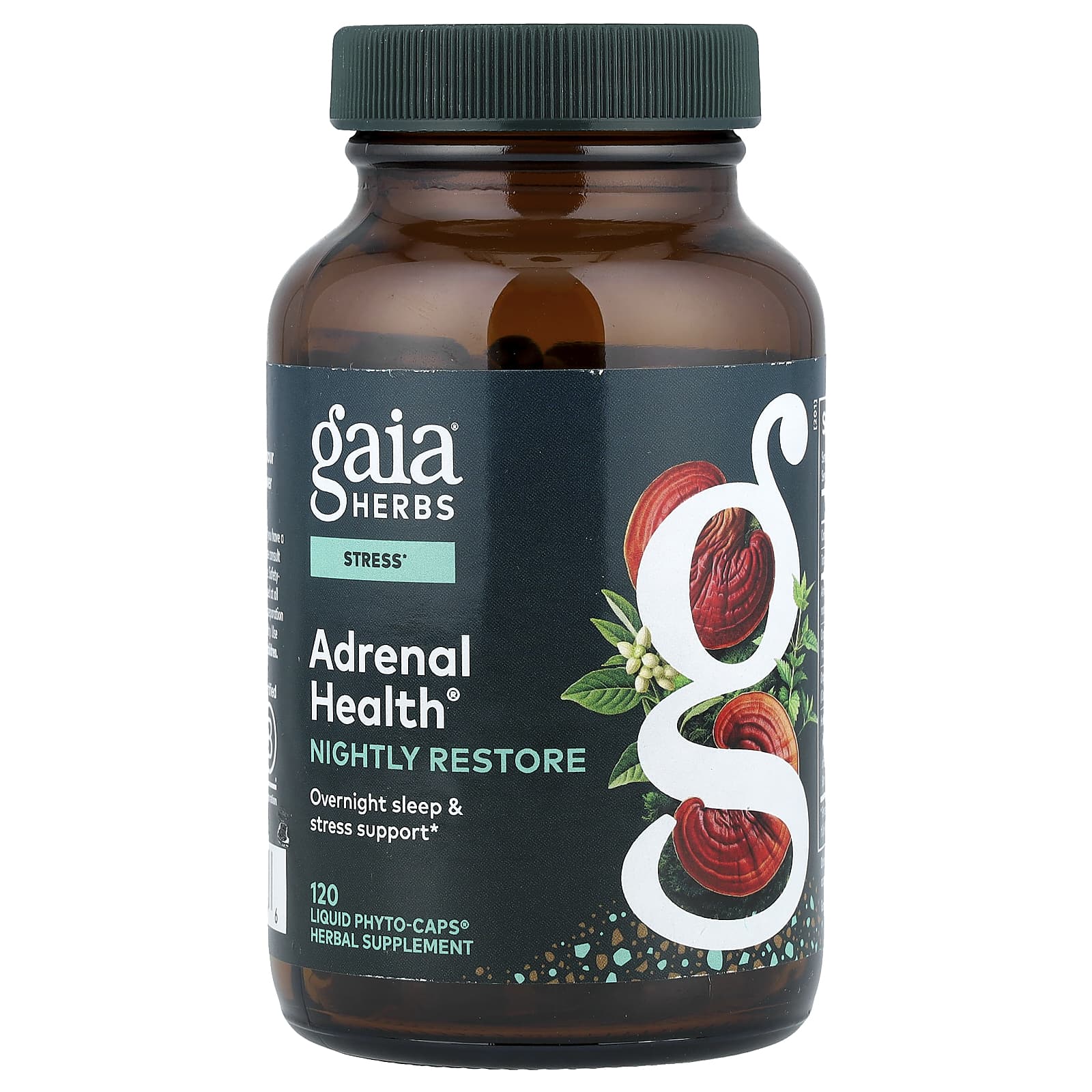 Gaia Herbs, Adrenal Health®, Nightly Restore, 120 Liquid Phyto-Caps®